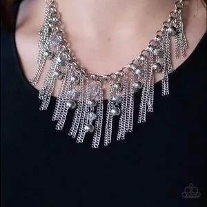 Ever rebellious silver necklace online